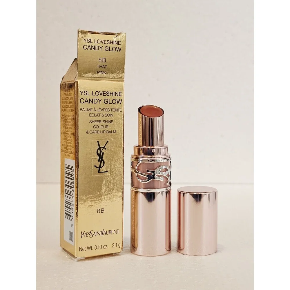 Yves Saint Laurent Loveshine Candy Glow Lip Balm in shade 8B That Pink